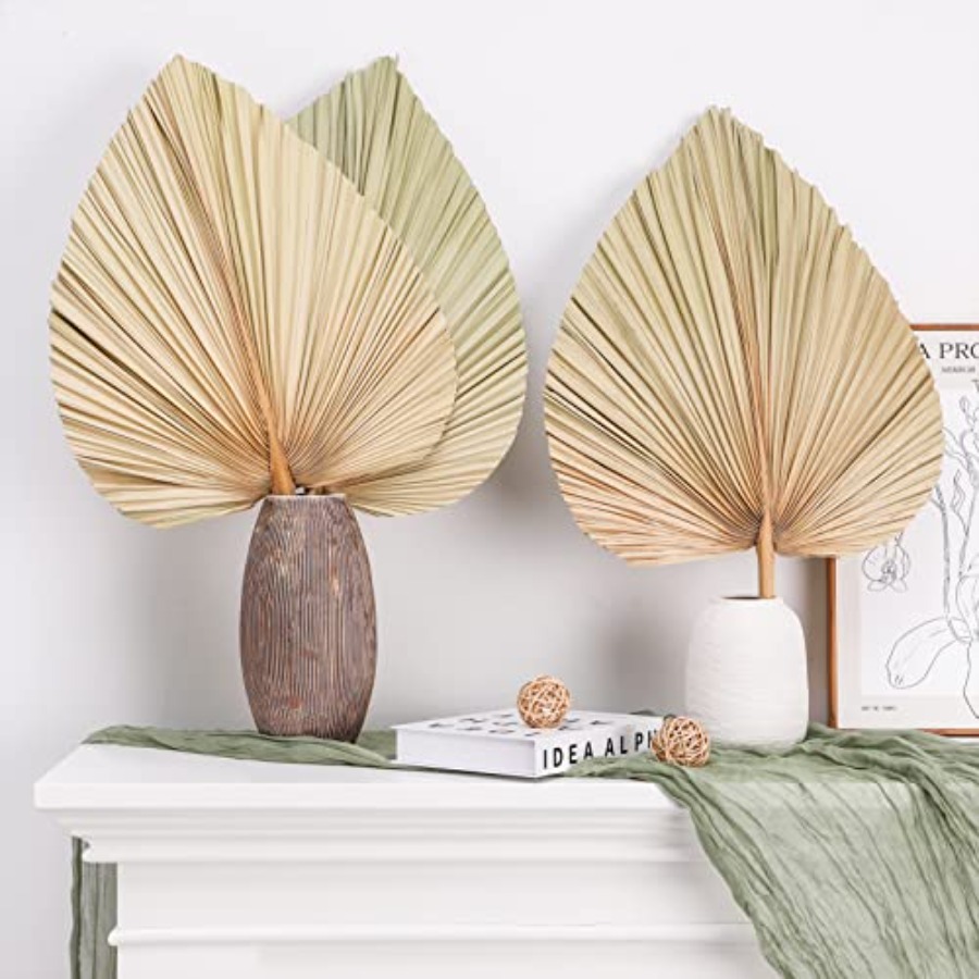 10 Large Bulk Boho Dried Palm  - огляд і ціна Palm Leaf Dried