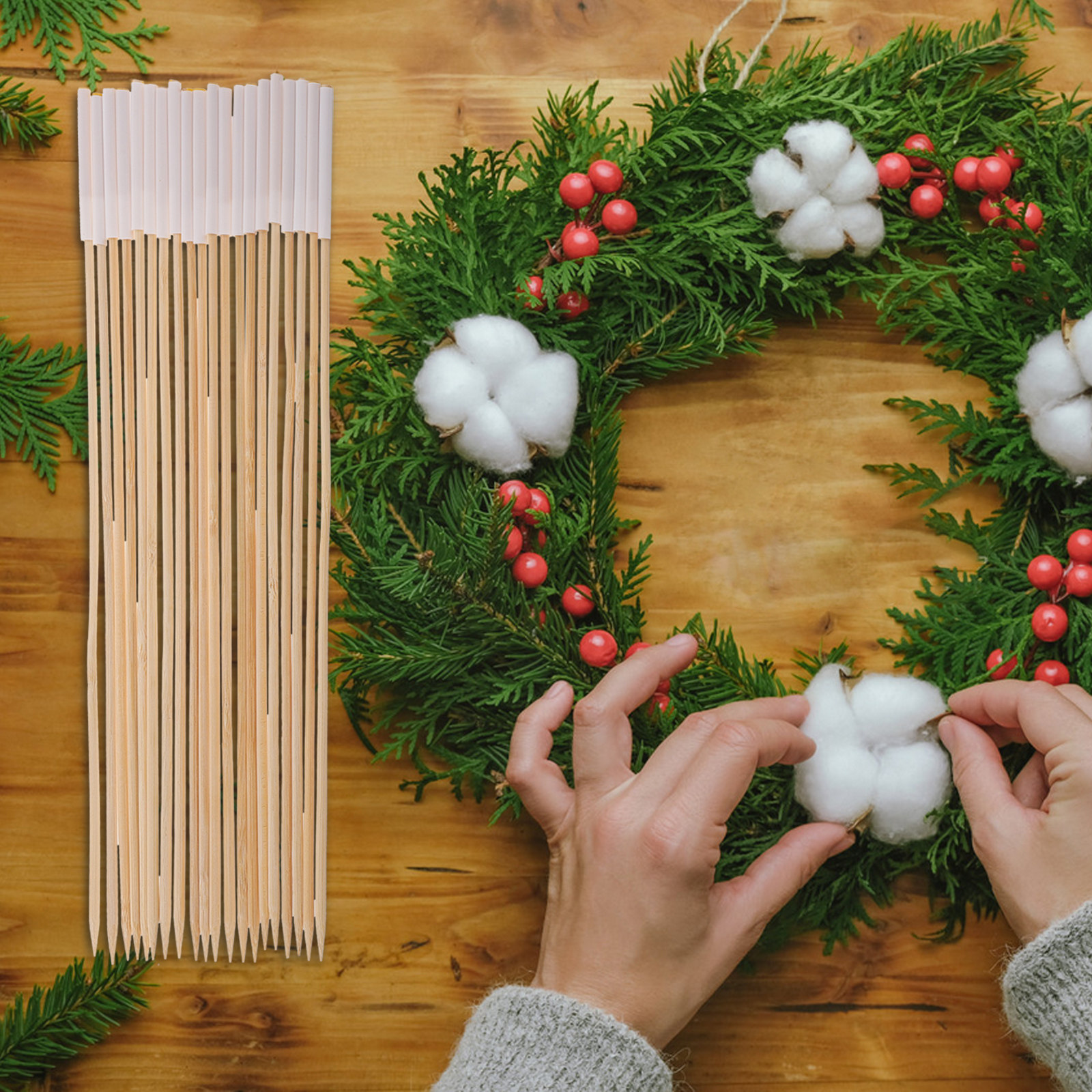 20Pcs DIY Bamboo Sticks Floral - огляд і ціна The Florist Supply Shop