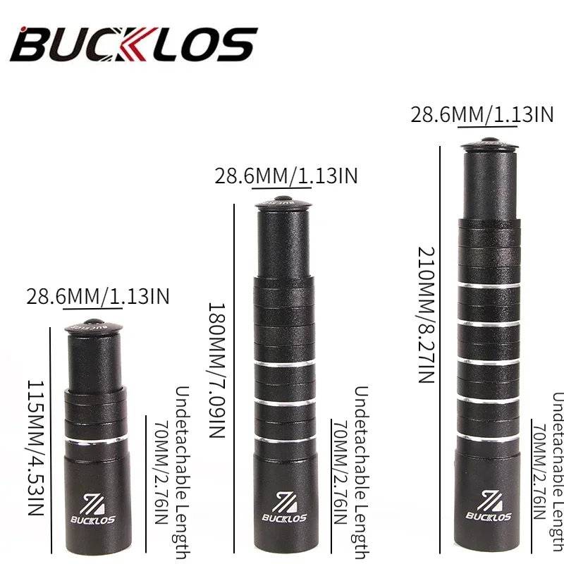 BUCKLOS Bicycle Fork Stem Rise - огляд і ціна Stem Extender Tube