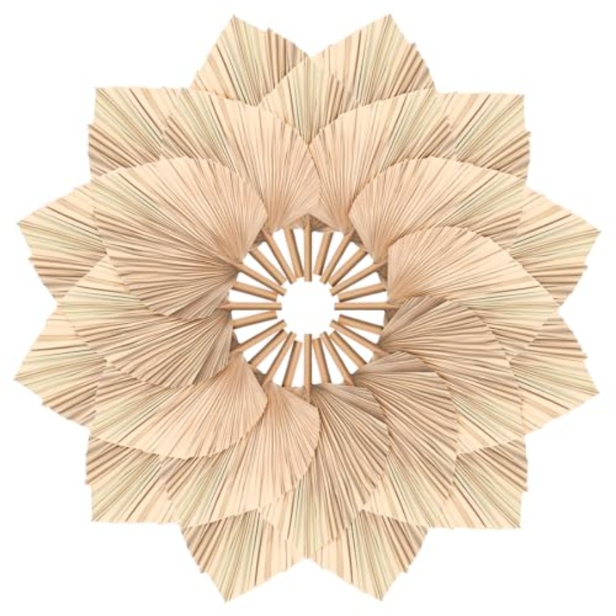 24 Pcs Dried Palm Leaves Artif - огляд і ціна Palm Leaf Dried