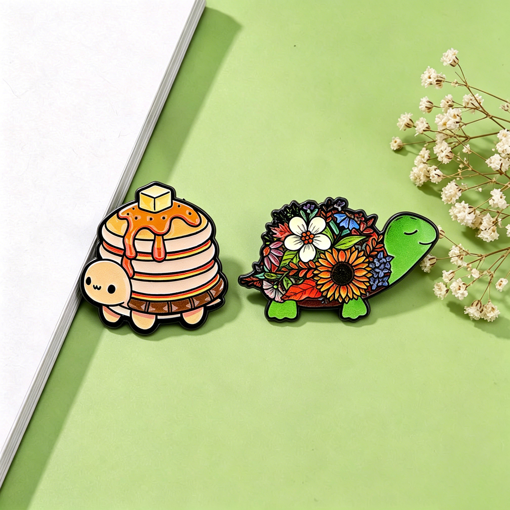 Pancake & Flower Turtle Enamel - огляд і ціна Florist Supplies