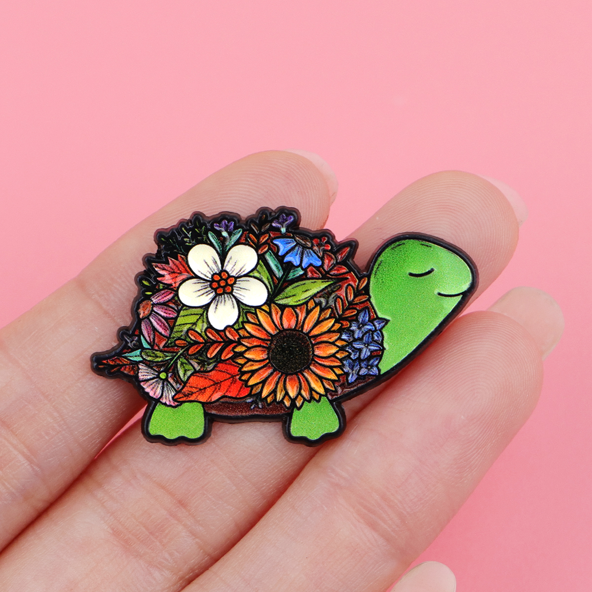 Pancake & Flower Turtle Enamel - огляд і ціна Florist Supplies