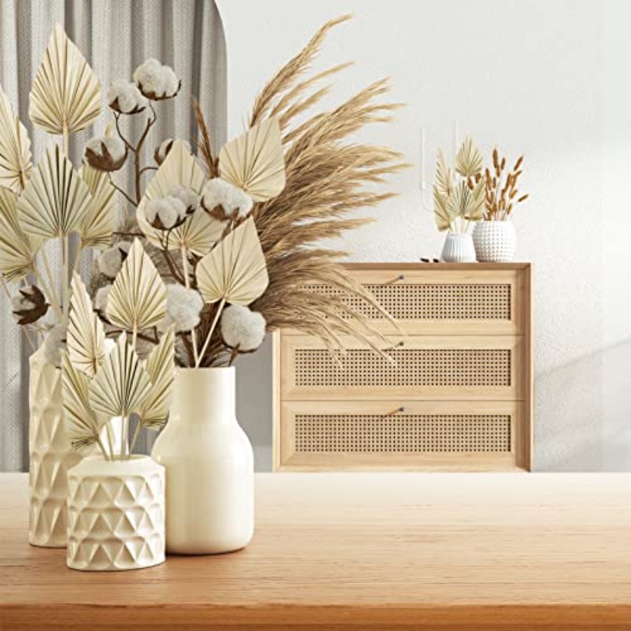 Cenkaiyang 40 Pcs Boho Dried P - огляд і ціна Palm Leaf Dried