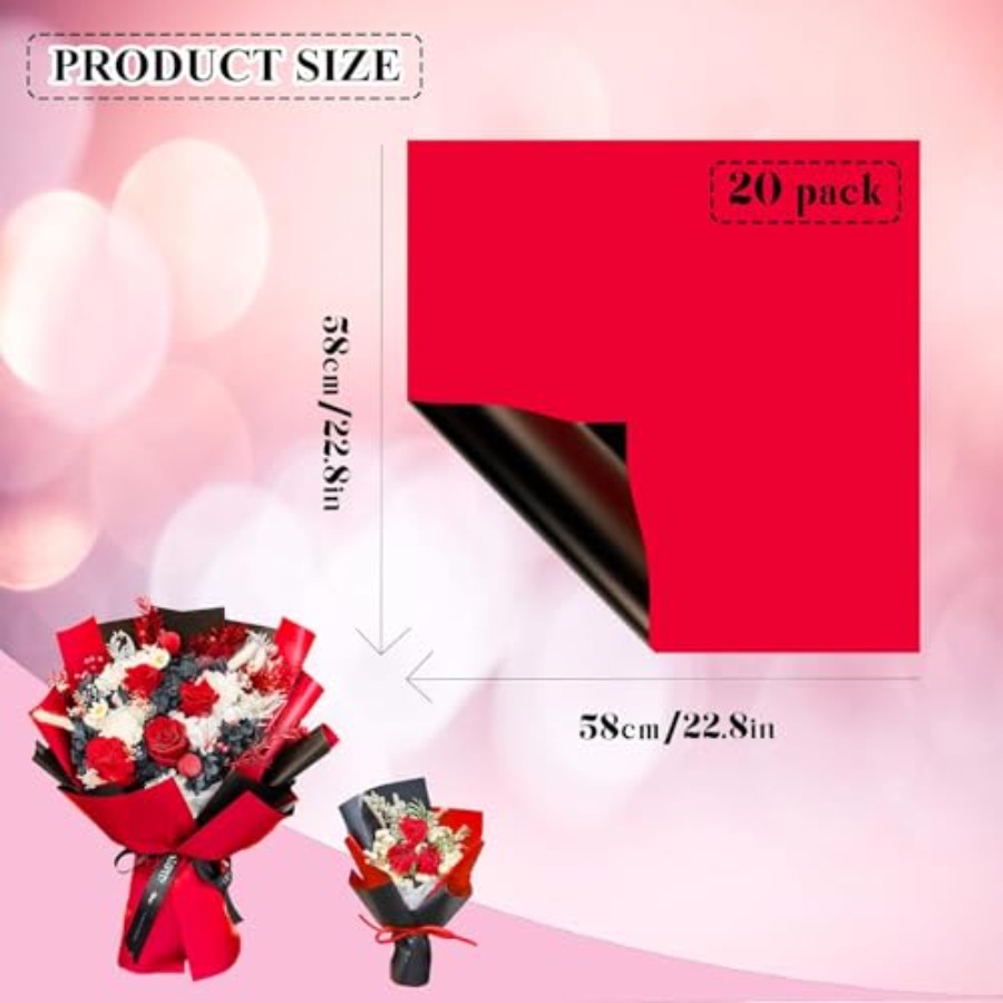 20 Sheets Flower Wrapping Pape - огляд і ціна Anda Florist Supply