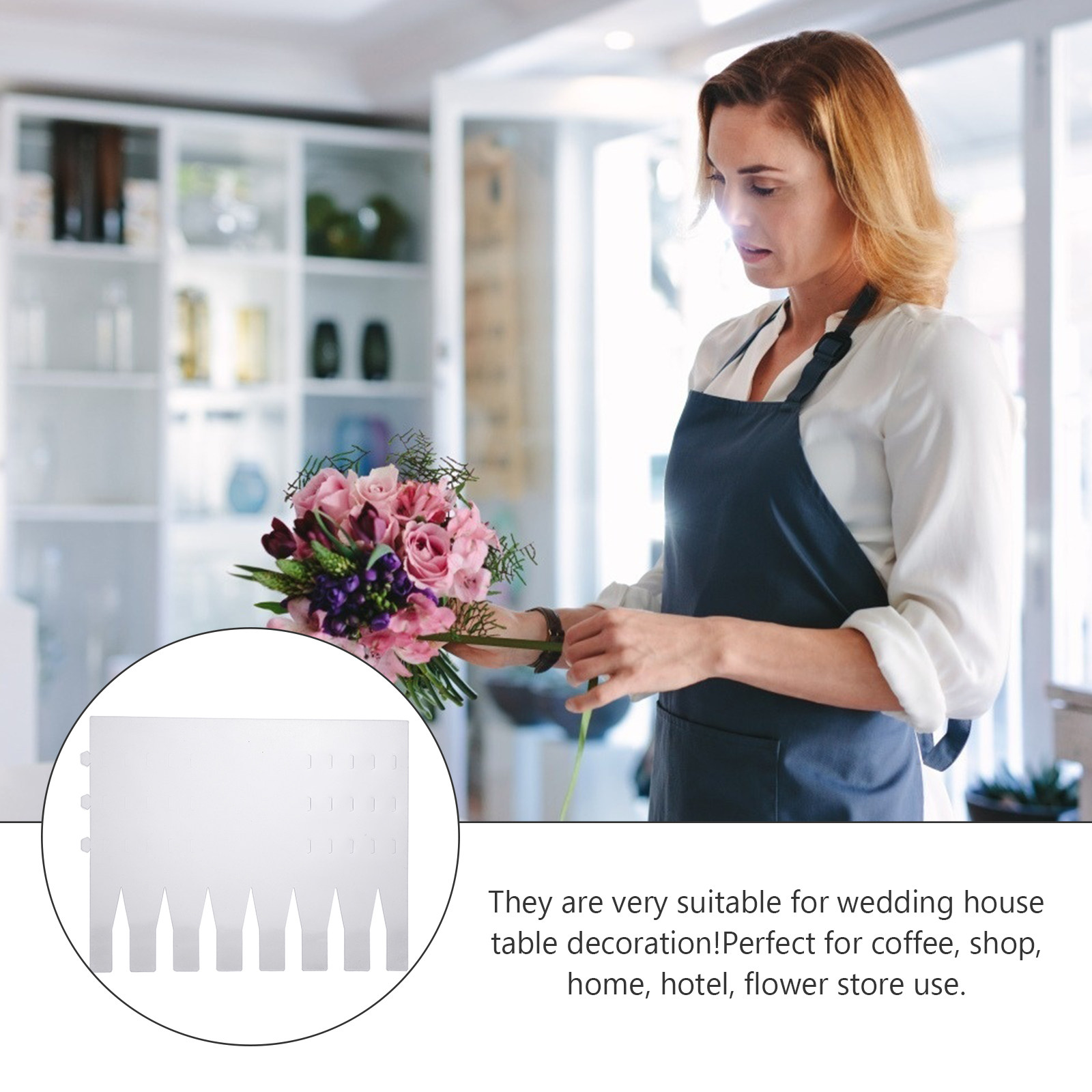 10Pcs Plastic Bouquet Base DIY - огляд і ціна The Florist Supply Shop