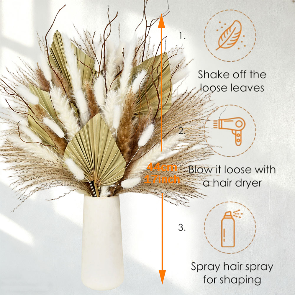 Natural Dried Palm Leaves Bouq - огляд і ціна Palm Leaf Dried